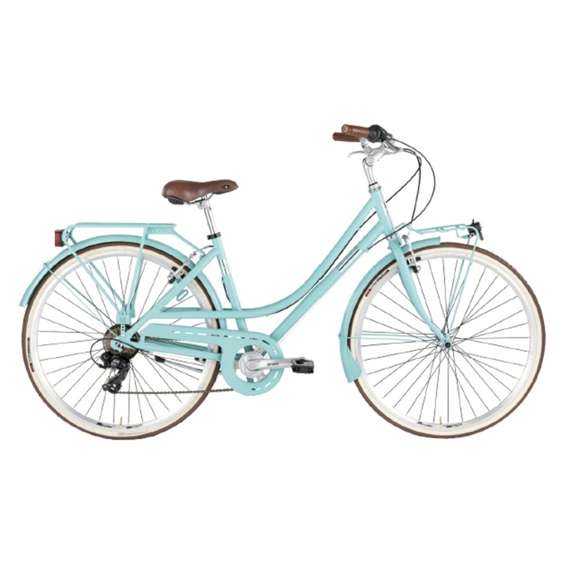 Vélo de ville pour femme, Alpina Freetime 28'', bleu vert